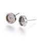 Серьги-гвоздики из нержавеющей стали 304 STAS-L219-02C-1