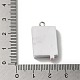 Прямоугольные подвески из непрозрачной смолы FIND-Z043-01P-3
