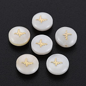 Бусины из натуральных пресноводных ракушек SHEL-S278-056