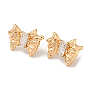 Латунь серьги EJEW-R158-03G