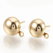 Железные серьги KK-P159-03G-NF