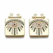 Латунные подвески из микро-паве KK-S356-215G-NF