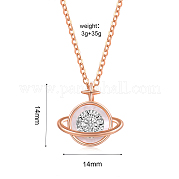 Ожерелья с подвесками Planet Fashion из муассанита и кубического циркония XI3988