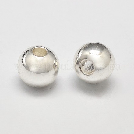 Стойка покрытие латунные круглые распорные бусины KK-I601-4mm-S-RS-1