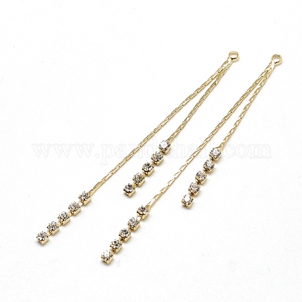 Латунная цепочка кисточка большие подвески KK-T032-167G-1