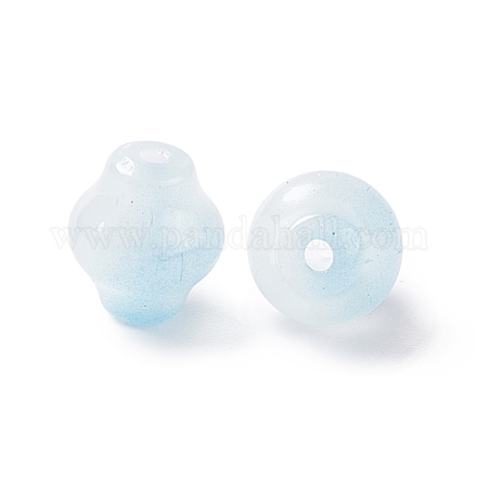 Непрозрачные стеклянные бусы GLAA-F117-04D-1