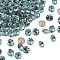 Preciosa® MAXIMA Crystal Round Stones, Czech Crystal, Dura Foiling, Round(431 11 615 Chaton), 30010 Smoked Sapphire, SS6/PP13(1.9~2.1mm)