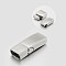 Tarnish Resistant Rectangle 304 Stainless Steel Matte Magnetic Bracelet Clasps, with Glue-in Ends, Stainless Steel Color, 33x14x8mm, Hole: 12x6mm