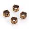 Brass Beads, Column, Brushed Antique Bronze, 7x5mm, Hole: 2.5mm