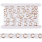 5 Yards Cotton Sewing Tape with Metal Ring, for Shoe Bag Accessories, White, 19x2mm