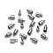Tarnish Resistant 304 Stainless Steel Cord Ends, End Caps, Stainless Steel Color, 8x4mm, Hole: 2mm, Inner Diameter: 3mm