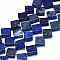 Natural Lapis Lazuli Beads Strands, Rhombus, 12~13x12~14x4~5mm, Hole: 0.8mm, about 28~29pcs/strand, 15.75 inch(40cm)