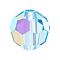 Preciosa® Crystal Beads, Czech Crystal, 451 19 602 Round, 60010 200 Aqua Bohemica AB, 5mm, Hole: 1mm