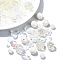 120Pcs 12 Styles Mixed Styles Acrylic Beads, Mixed Shapes, White, 5~21x6~16.5x6~16.5mm, Hole: 1~2.6mm, 10pcs/style