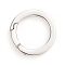 Tarnish Resistant 304 Stainless Steel Spring Gate Rings, O Rings, Stainless Steel Color, 28x3.5mm, Inner Diameter: 20mm