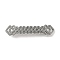 Alloy Retro Hair Barrettes, Hair Accessories for Women & Girls, Arrows with Woven Pattern, Antique Silver, 82.5x18.5x10mm