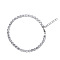 Hip-hop Unisex Stainless Steel Rhinestone Cup Chain Bracelets Street Fashion Jewelry, Stainless Steel Color