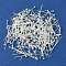 Brass Ball Head pins, Cadmium Free & Lead Free, Silver, 20x0.5mm, 24 Gauge, Head: 2mm