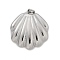 304 Stainless Steel Pendants, with Jump Ring, Shell Shape Charms, Anti-Tarnish, Stainless Steel Color, 30x24.5x4.5mm, Hole: 2.5~4mm