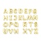 26Pcs Rack Plating Brass Pendants, Long-Lasting Plated, Letter A~Z Charm, Real 18K Gold Plated, 19.5~23x11.5~25.5x4~5.5mm, Hole: 2~5x2~3mm
