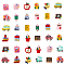 CHGCRAFT 36Pcs 18Styles School Best Charm Stationery Theme Opaque Resin Pendants Pencil Apple Blackboard Notebook Pen Bag Pendants for Jewelry Making Keychain Bracelets Earrings Necklaces Supplies
