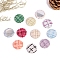 Covering Button, Fabric Cabochons, Flat Round, Mixed Color, 26mm