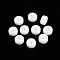 Opaque Solid Color Glass Beads, Flat Round, White, 6~6.5x3mm, Hole: 1.2~1.6mm, , about 214pcs/50g