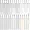 400Pcs 4 Styles 304 Stainless Steel Flat Head Pins, Golden & Stainless Steel Color, 35~50x0.7mm(21 Gauge), 100pcs/style