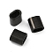 304 Stainless Steel Beads, Rectangle, Gunmetal, 10x10x6.5mm, Hole: 7x4mm
