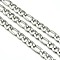 Tarnish Resistant Stainless Steel Figaro Chains, Unwelded, Stainless Steel Color, 9~13x6x1.6mm