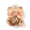 Bear Bread Opaque Resin Decoden Cabochons, Imitation Food, for Jewelry Making, Bear, 26.5x21.5x8.5mm