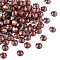 Preciosa® Crystal Hotfix Flatback Stones, Czech Crystal, Round(438 11 612 Chaton Rose VIVA 12 ®), 00030 251 Red Flame, SS6(1.9~2.1mm)