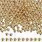 304 Stainless Steel Beads, Round, Golden, 4x3.5mm, Hole: 1.6mm, 300pcs/box