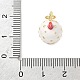 Латунь эмаль подвески KK-L239-045G-01-3