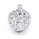 Латунные подвески из прозрачного кубического циркония KK-L207-015P-2