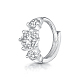 Простые серьги-кольца из стерлингового серебра s925 IB1407-2-3