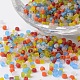 8/0 прозрачные цвета матового круглый бисер SEED-K003-3mm-M03-1