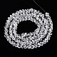 Прозрачные стеклянные бусины GLAA-N018-4mm-09-2