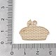 Подвески из сплава с эмалью на тему Дня благодарения ENAM-D064-03D-3