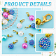 4 комплект акриловых подвесок HJEW-PH0001-80-4