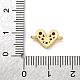 Подвески-сердечки с микропаве из латуни и кубическим цирконием KK-F894-03G-02-3