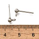 201 фурнитура для сережек-гвоздиков из нержавеющей стали STAS-R156-01P-02-2