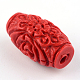 Вырезанные киноварь бусины CARL-Q004-76B-4