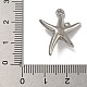 Подвески из сплава АБС-жемчуга PALLOY-F312-59P-3