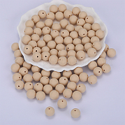 Круглые силиконовые фокусные бусины SI-JX0046A-88