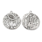 Латунные микро проложить кубического циркония подвески KK-C028-39P