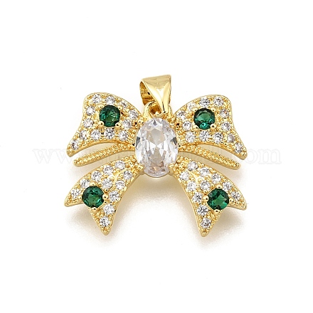 Латунные микро проложить кубического циркония подвески KK-K401-19G-01-1