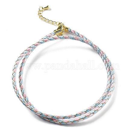 Изготовление плетеных ожерелий из полиэфирного шнура MAK-L043-03G-09-1