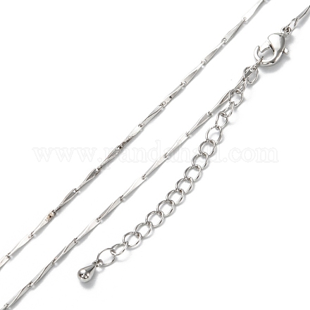 Ожерелья с цепочкой из латуни NJEW-K123-04P-1