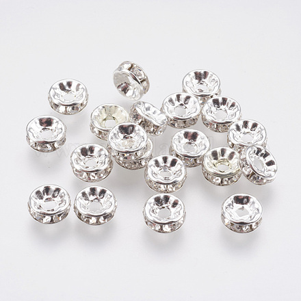 Латунные бусины из хрусталя класса А X-RB-A003-8MM-S-1